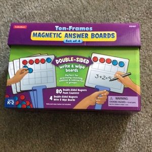 Lakeshore magnetic ten frame boards